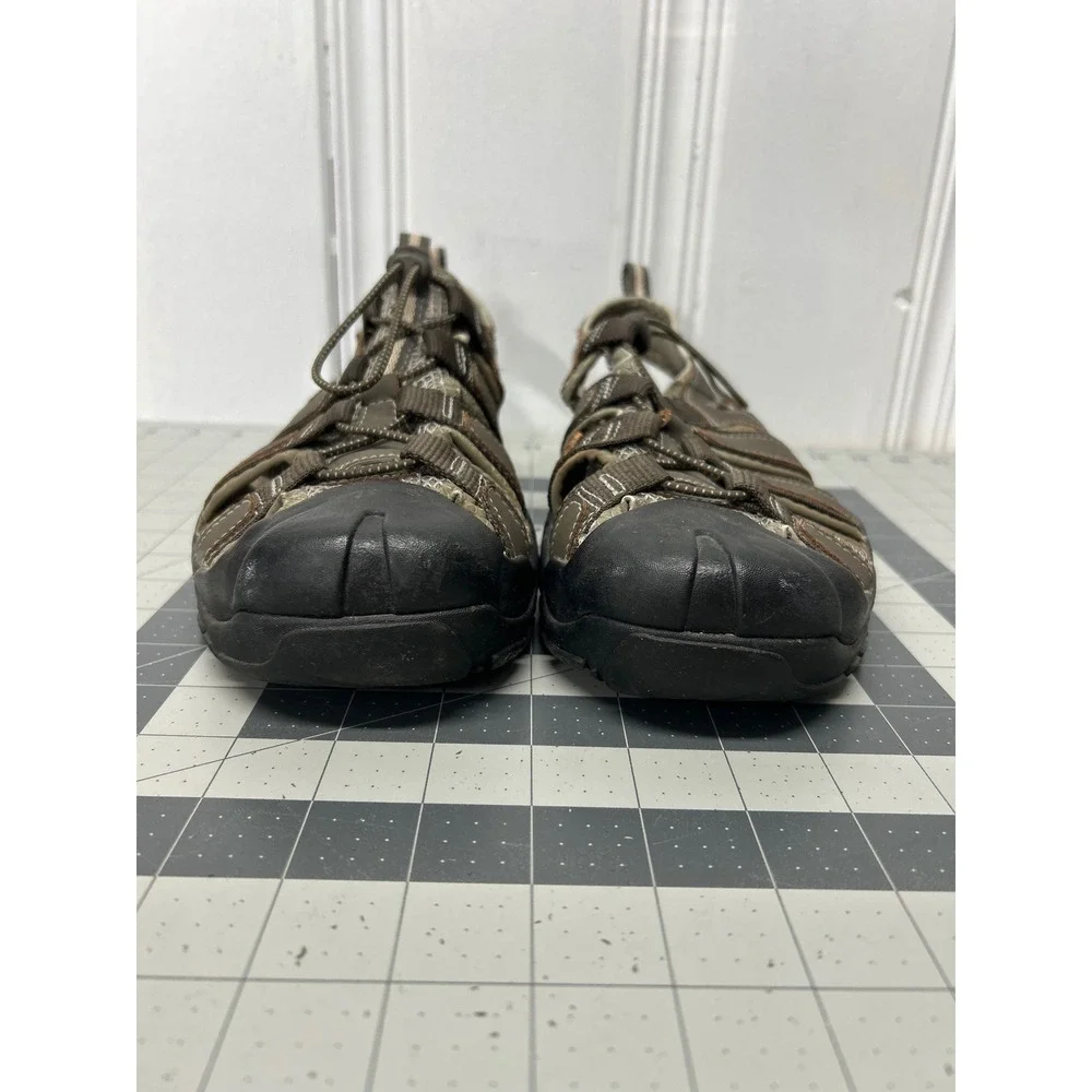 Skechers Hiking Water Sandals Mens 10 Brown‎ Journeyman Rugged Outdoor
